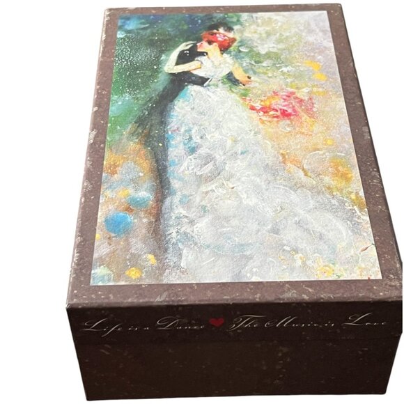 Romantic Dreamy Lang 2010 “The Dance” Lidded Box – Sherwood Art Storage - Picture 1 of 16